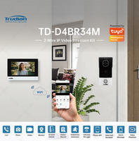 Home Video Portero Inteligente Interphone de porte Système d'entrée Interphones De Porte Sonnette vidéo bon marché avec écran