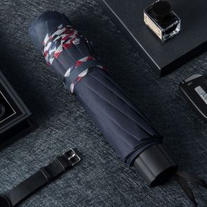 Paraguas de Negocios Plegable Automático de 10 Varillas con Logotipo Personalizado OEM, Paraguas de Viaje Grande de 105 cm Resistente al Viento e Impermeable - Product Image 4