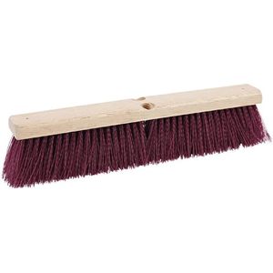 3 en 1. Tête de brosse de sol robuste en polypropylène bordeaux, résistante au lave-vaisselle, 19x14x14 pouces, pour le nettoyage - Product Image 1