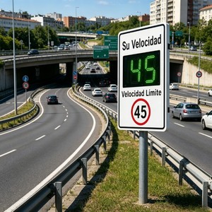Segnale radar ad alta visibilità per limiti <span class=keywords><strong>di</strong></span> <span class=keywords><strong>velocità</strong></span>, <span class=keywords><strong>rilevatore</strong></span> <span class=keywords><strong>di</strong></span> <span class=keywords><strong>velocità</strong></span> veicoli per la sicurezza <span class=keywords><strong>stradale</strong></span> con display a LED - Product Image 1