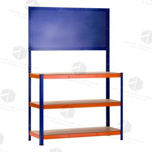 Banco de trabajo de taller de alta calidad, mesa de trabajo de operación antiestática, plataforma de taller, estante de almacenamiento de palés de alta resistencia con mesa - Product Image 1