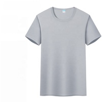 BAEWOON C07 Kaus Leher Bulat Iklan Musim Panas Pakaian Kerja Luar Ruangan Grup Perusahaan Kemeja Lengan Pendek Cepat Kering Sutra Es Kasual