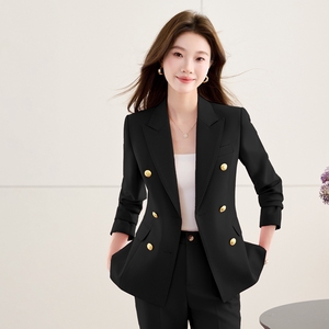 Traje de Chaqueta Azul Cielo de Moda para Mujer, Vestido Profesional para Primavera, Estilo Diosa, Conjunto <span class=keywords><strong>Formal</strong></span> y Casual - Product Image 3