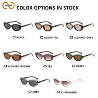 TWOOO T1736 Vente en gros d'usine Lunettes de soleil œil de chat de haute qualité Y2K Rétro Personnalité UV400 Nouvelle Arrivée