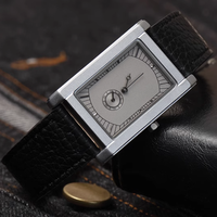 Montres en acier étanches pour hommes d'affaires, avec petite aiguille des secondes, mouvement japonais similaire, personnalisables en lot, pour marque privée