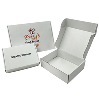 Boîte postale d'expédition par avion postal imprimée sur mesure boîte postale d'emballage en papier en carton ondulé pliable
