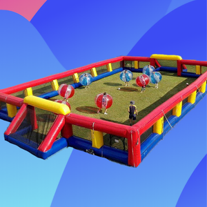 Açık şişme kayma <span class=keywords><strong>N</strong></span> slayt futbol sahası yüksek oyun şişme sabun futbol sahası satılık özel şişme futbol Arena - Product Image 2