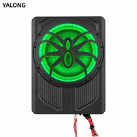 Subwoofer de voiture personnalisable de 8/10 pouces avec une puissance RMS extra-large, bobine simple, subwoofer fin