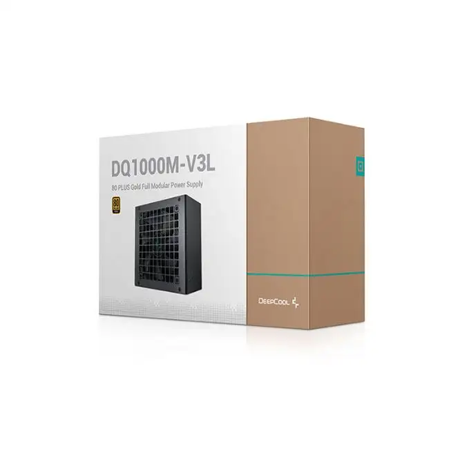 DeepCool PQ1000M 140 mm 1000W 80 artı tamamen modüler güç kaynağı için sessiz fansız modu ile 120 mm FDB Fan
