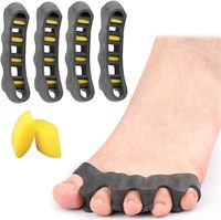 Séparateurs d'orteils SEBS réglables, correcteur d'hallux valgus, redresseur d'orteils marteau, attelle d'alignement antidérapante pour femmes et hommes