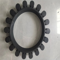 Plaquette en caoutchouc de type TEBAK YOX, disque élastique de couplage fluide YOX340, bloc élastique flexible pour coupleur hydraulique