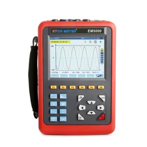 Analizador de Calidad de Energía ETCR EM5000 Trifásico con Pantalla LCD y Cálculo del Factor K para Análisis y Pruebas de Carga de Transformadores - Product Image 1
