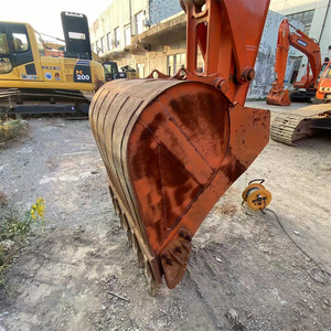 Excavatrice Doosan Dh220lc 7 d'occasion, engin de construction, couleur orange, type chenillé, équipement lourd, 19800 kg, 0-2000 heures, origine Anhui - Product Image 2