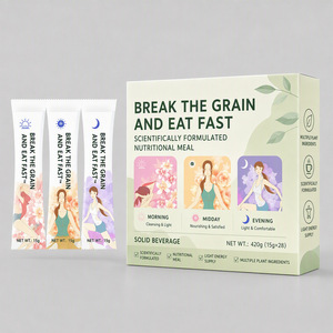 Polvo de Reemplazo de Comida Nutricional Personalizado, Alto en Fibra, para Pérdida de Peso en Adultos, Fuerte Saciedad, Ayuno Intermitente - Product Image 1