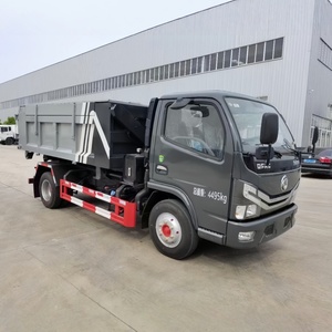 Camión de Recolección de Basura Dongfeng Personalizado de 6 Toneladas, Tipo Automático, con Brazo de Gancho para Recolección de Basura - Product Image 3