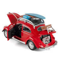 Modèle de voiture Beetle en métal moulé sous pression à l'échelle 1:24, jouet décoratif, vente en gros, livraison directe, collection de cadeaux