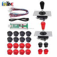 Kit d'arcade bricolage pc sanwa pour machine de jeu Joystick américain bouton poussoir