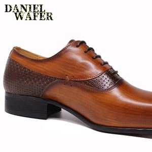 Chaussures Oxford en cuir véritable faites à la main pour homme, chaussures de mariage, de fête, de bureau - Product Image 6