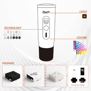 MEIMOKA-Máquina de café espresso semiautomática portátil con calefacción inalámbrica, 20 bares, alta presión, para el hogar, café <span class=keywords><strong>italiano</strong></span> al aire libre - Product Image 6