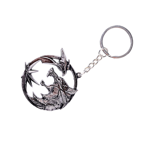 Porte-clés en métal personnalisé avec logo double face brillant, lettrage tendance, impression par transfert thermique, mousquetons promotionnels noirs - Product Image 4