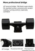 OEM ODM JIESEN 4000mAh 36V Split Box Longboard 600W ABEC-9 Adult High Speed 35-40km/h Electric  Motor Electric Skateboard