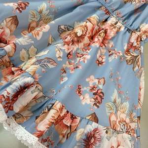 Nouvelle collection de vêtements pour enfants - Robe en mousseline de soie luxueuse pour filles - Silhouette en A respirante et lavable - Modèle le plus vendu - Product Image 4