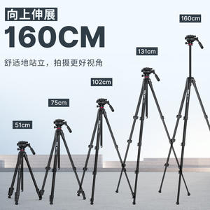 Ulanzi [Green Shadow-White] Trípode con cabezal esférico, óptimo para imagen de cesta verde y cebolla verde, hidráulico PTZ, para DSLR, profesional para fotografía - Product Image 5