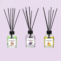 Diffuseur de parfum d'ambiance aux fruits 100 ml avec bâtonnets, huile essentielle, longue durée, diffuseur de luxe, purificateur d'air