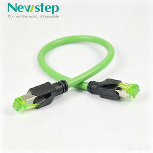 Cavo Connettore <span class=keywords><strong>Ethernet</strong></span> Codificato A/B M12 IP67 Impermeabile Industriale PROFINET/<span class=keywords><strong>EtherNet</strong></span>/IP Schermato CAT6A -40~+70 - Product Image 5