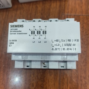 Transformador de Corriente Siemens 7KT1 200, 720 V CA, 3x60, 5 A, Hecho en Alemania - Product Image 2