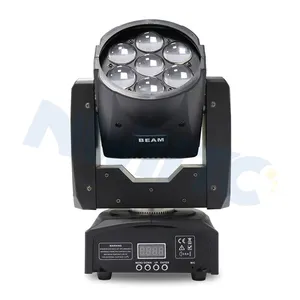 L-34 Mini DMX Party Stage Light Rgbw 4in1 7x12w Zoom Wash Led Moving Head DJ Disco Stage Lights