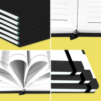 Carnet en cuir personnalisé avec logo imprimé A4 A5 A6 A7 pour les étudiants, agenda, journal, carnet à couverture rigide en cuir PU