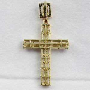 Men's Luxury 925 Sterling Silver Hip Hop Pendant Gold Plated VVS Moissanite Diamond Unique Design with Luxury Pendants & <b>Charms</b> - Product Image 6