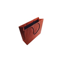 Sacs en papier écologiques personnalisés de luxe avec poignées en ruban, logo personnalisé, emballage promotionnel pour cadeaux