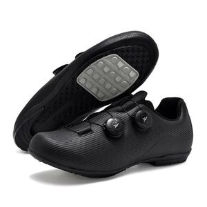 Chaussures de vélo de route et de VTT pour hommes et femmes, avec logo personnalisé, OEM, nouvelle mode, sport de plein air, respirantes, à semelle rigide, pour la compétition - Product Image 3