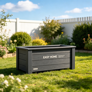 <span class=keywords><strong>Jardinera</strong></span> <span class=keywords><strong>Rectangular</strong></span> de WPC al por Mayor, <span class=keywords><strong>Jardinera</strong></span> de Madera y Plástico Compuesto para Patio, Jardín, Flores y Vegetales - Product Image 4