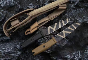 Funda para Cuchillo Táctico Personalizable de Alta Calidad, Acero Inoxidable, Mango de Plástico, para Instructores de Actividades al Aire Libre, OEM - Product Image 5