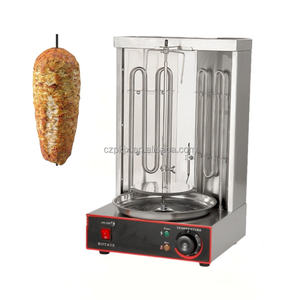 Tres cabezas/doble cabeza de acero inoxidable Gas <span class=keywords><strong>Kebab</strong></span> Doner Machine Shawarma <span class=keywords><strong>Kebab</strong></span> Grill Machine para restaurantes, fiestas y hoteles - Product Image 6