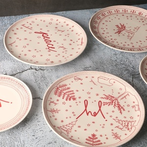 <span class=keywords><strong>D</strong></span>écoration de Noël, vaisselle de Noël sous glaçure, <span class=keywords><strong>assiette</strong></span> pour la maison et <span class=keywords><strong>cadeau</strong></span> - Product Image 4