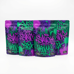 Bolsa de Mylar con Cierre Hermético a Prueba de Niños, Grado Alimenticio, MOQ 500 Piezas, con Cierre CR, Logotipo Personalizado, Embalaje al por Mayor OEM - Product Image 5