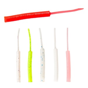 Señuelo blando YJL179 de 47 mm y 0.3 g con cola de aguja para pesca de lubina, señuelo artificial de fondo con forma de gusano. - Product Image 4