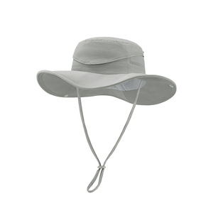 Sombrero de Pesca Unisex <span class=keywords><strong>para</strong></span> Hombre y Mujer, de Nailon Transpirable, <span class=keywords><strong>para</strong></span> Escalada, Camping, Montañismo, al Aire Libre, con Parte Superior Plana - Product Image 3