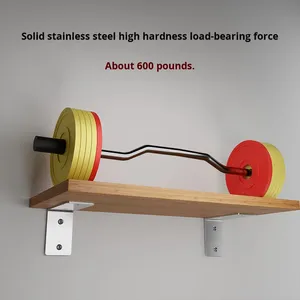 Soporte de ángulo de un solo lado pulido de acero inoxidable Dispositivo de fijación de ángulo recto de 90 <span class=keywords><strong>grados</strong></span> Hardware engrosado de hierro triangular Tipo TL - Product Image 5