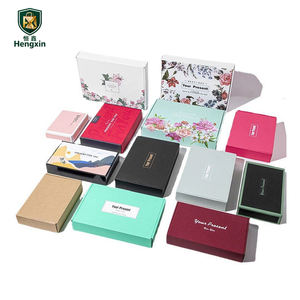 Boîte en papier pliable portable pour avion, personnalisée, imprimée en couleur recto verso, pour l'emballage, le déménagement, l'expédition, boîte à sous-vêtements - Product Image 4