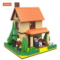 COGO Kit de système de blocs de maison pour enfants Briques Jeux de jouets Briques Maisons Jeu de blocs de construction Jouets