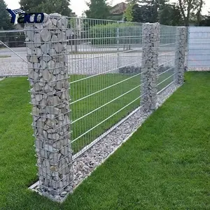 Garden Gabion DIY Galvanized Cheap Gabion Box Wire Cages Rock Wall