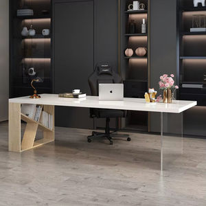 Bureau de travail créatif <span class=keywords><strong>suspendu</strong></span> en acrylique de luxe léger, style nordique moderne, bureau de style moderne pour le bureau/<span class=keywords><strong>ordinateur</strong></span>/design - Product Image 1