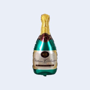 Ballon rond en feuille métallique Chateau Celebration Party Love pour bouteille, 95 cm, imprimé en sérigraphie 6 couleurs, décoration de fête - Product Image 1