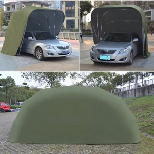 Nouveau abri de voiture moderne et simple, grand format 5.9x2.5x2.45m, portable, étanche, durable, <span class=keywords><strong>en</strong></span> acier thermolaqué, semi-automatique - Product Image 4