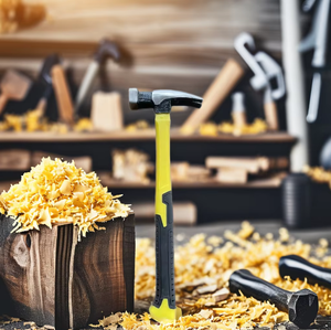 مطرقة مخلبية عالية القوة بمقبض أصفر وأسود غير قابل للانزلاق، أداة يدوية موثوقة للبناء والاستخدام المنزلي - Product Image 4